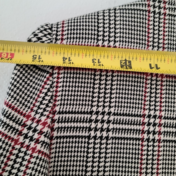 1. State Plaid Long Blazer gray - Picture 5 of 10